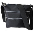 Roberto Amee Microfiber Cross Body Bag- Black-Bulk